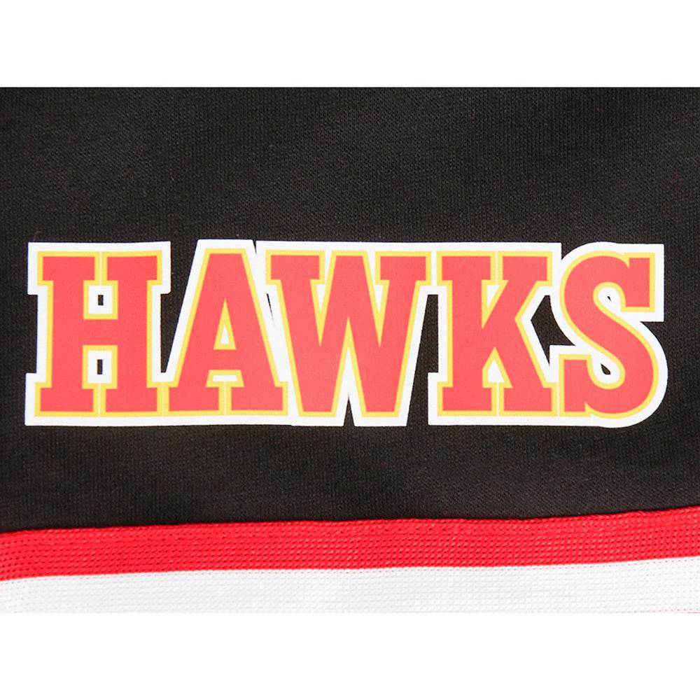 NBA Atlanta Hawks Classic Big Boy'S Fleece 2.0 Short (Black/Red) product image 6, provided for visual reference and product