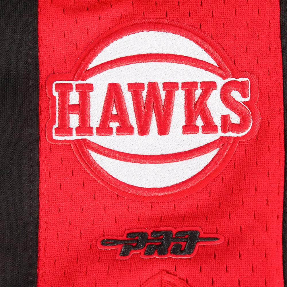 NBA Atlanta Hawks Classic Big Boy'S Fleece 2.0 Short (Black/Red) product image 7, provided for visual reference and product