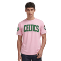 NBA BOSTON CELTICS CLASSIC CHENILLE Men T-Shirt (PINK) product image 1, provided for visual reference and product detail