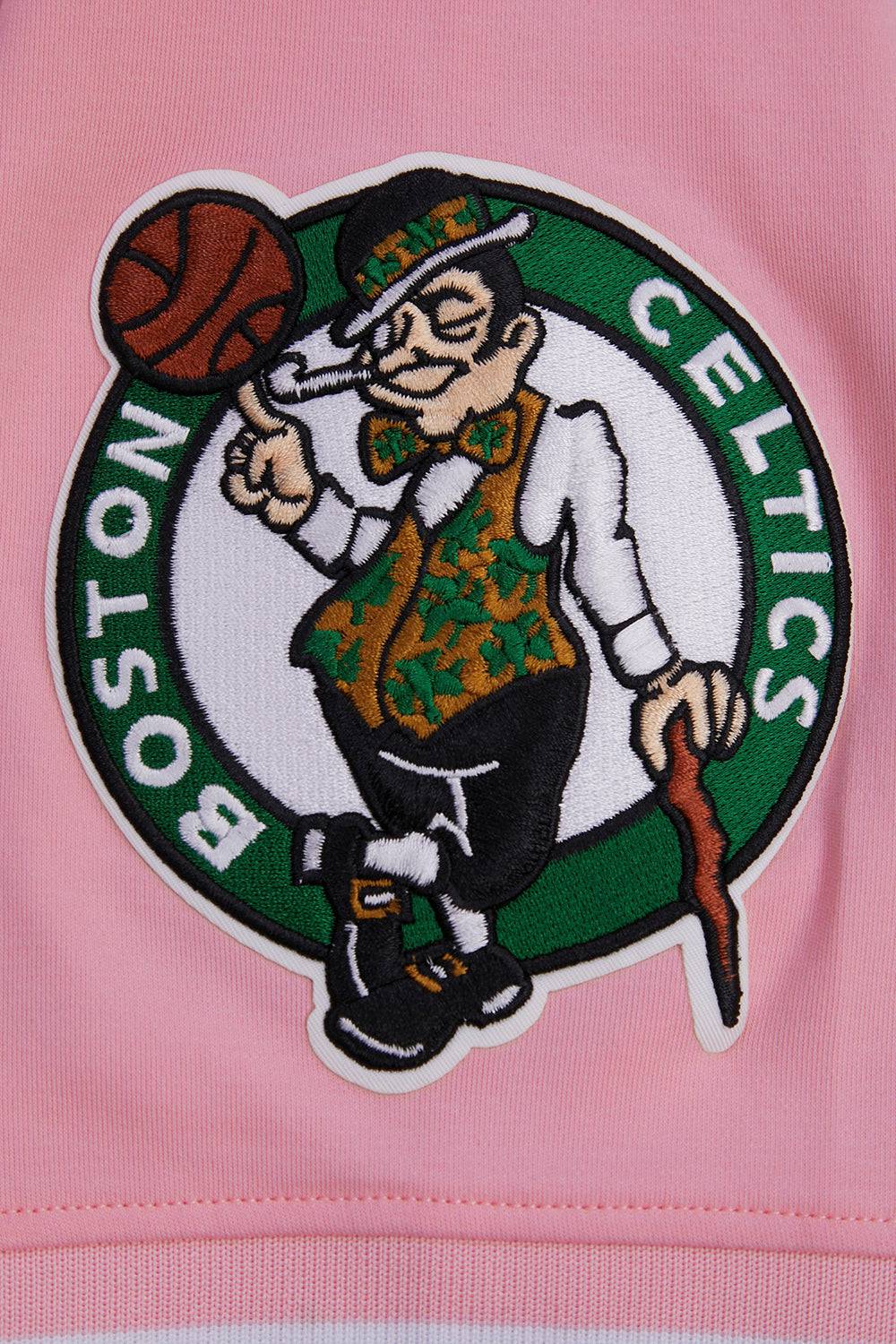 NBA BOSTON CELTICS CLASSIC CHENILLE Men T-Shirt (PINK) product image 8, provided for visual reference and product detail