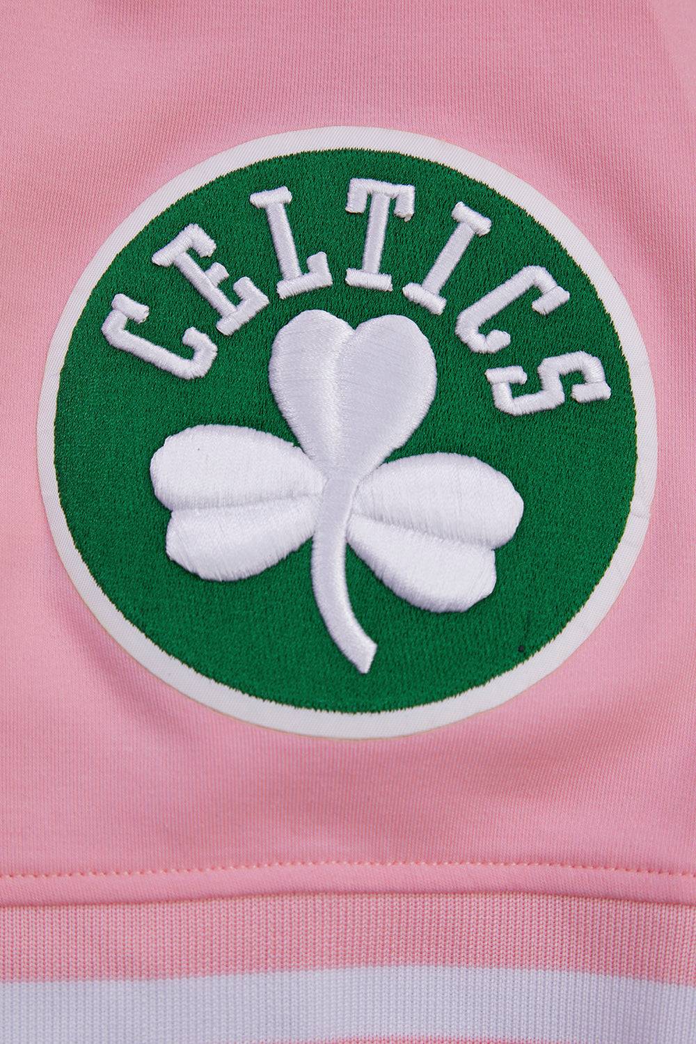 NBA BOSTON CELTICS CLASSIC CHENILLE Men T-Shirt (PINK) product image 9, provided for visual reference and product detail