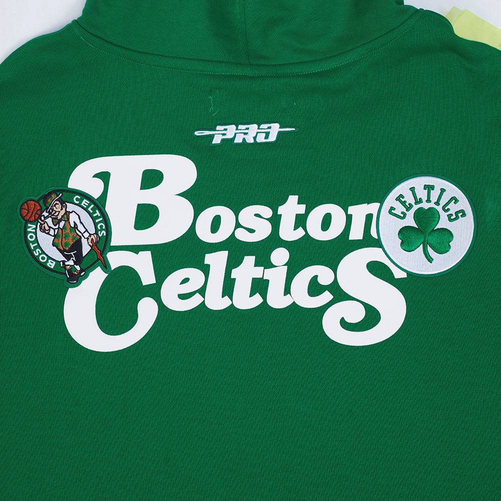NBA BOSTON CELTICS SOUVENIR Men FLEECE PULLOVER HOODIE (KELLY GREEN) product image 8, provided for visual reference and