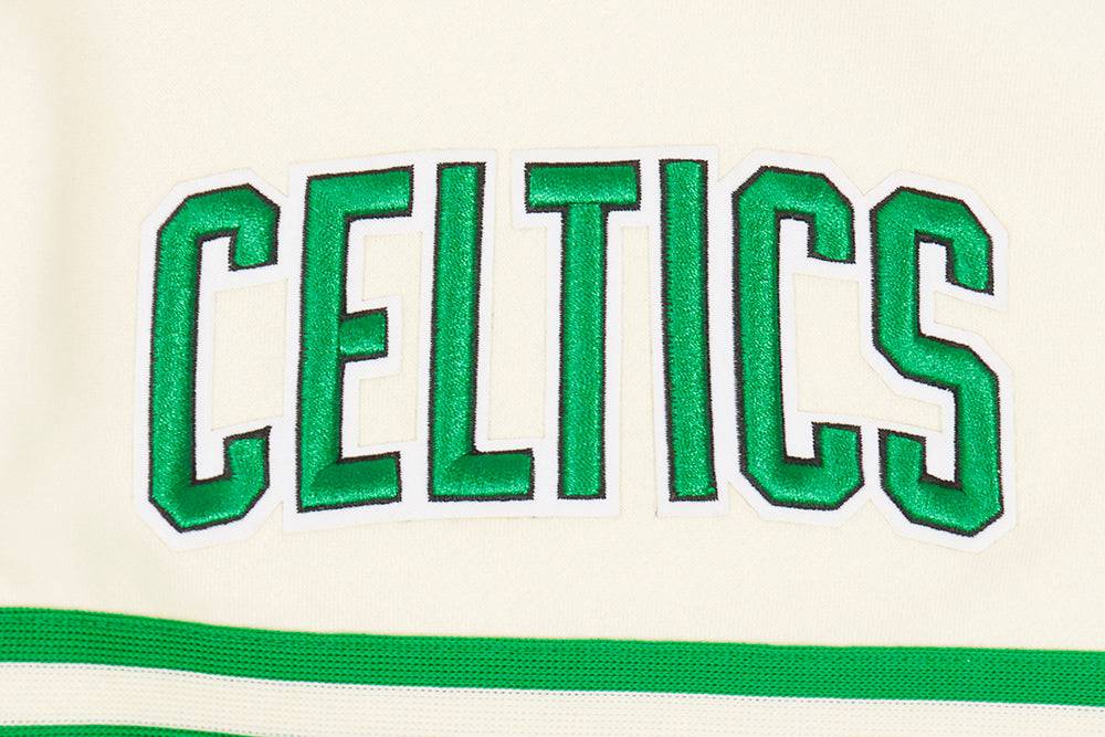 NBA Boston Celtics Retro Classic Big Boy'S Flc 2.0 Short (Eggshell/ Kelly Green) product image 8, provided for visual