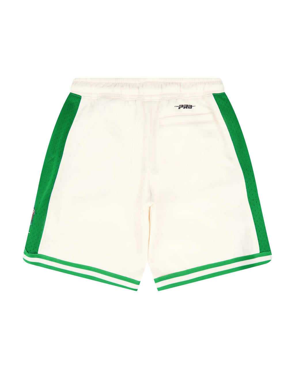 NBA Boston Celtics Retro Classic Big Boy'S Flc 2.0 Short (Eggshell/ Kelly Green) product image 2, provided for visual