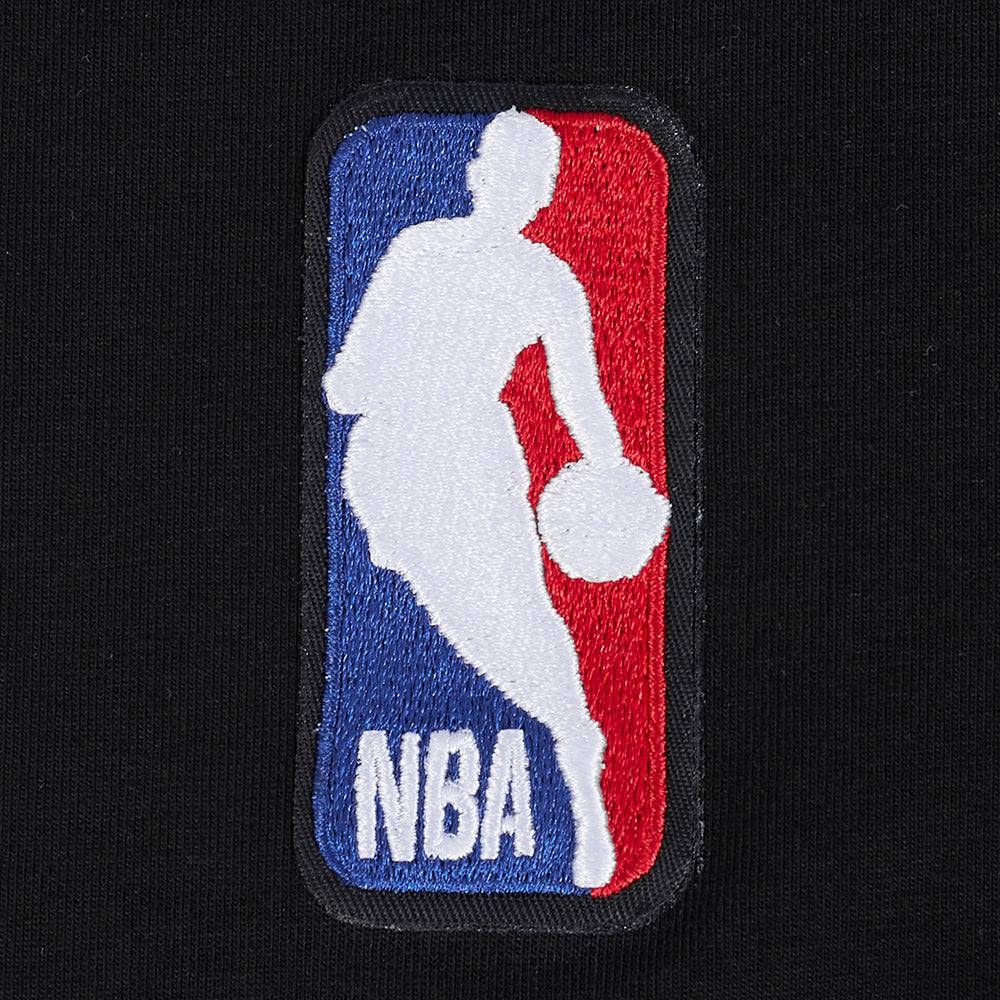 NBA BROOKLYN NETS UNDER THE LIGHTS Men SINGLE JERSEY T-Shirt (BLACK) product image 7, provided for visual reference and