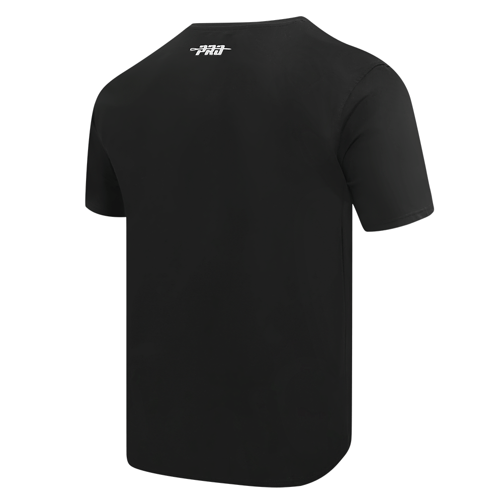 NBA BROOKLYN NETS SOUVENIR Men SINGLE JERSEY T-Shirt (BLACK) product image 8, provided for visual reference and product