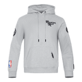 NBA BROOKLYN NETS SOUVENIR Men FLEECE PULLOVER HOODIE (HEATHER GREY) product image 1, provided for visual reference and