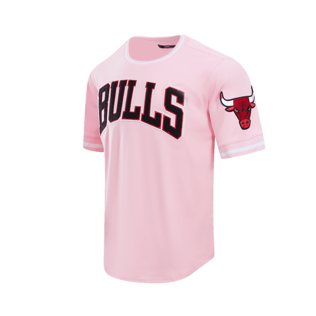 NBA CHICAGO BULLS CLASSIC CHENILLE Men T-Shirt (PINK) product image 2, provided for visual reference and product detail