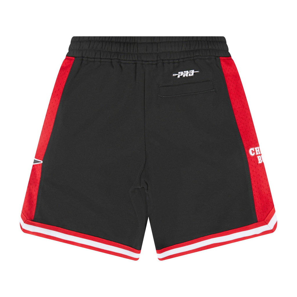 NBA Chicago Bulls Retro Classic Big Boy'S Fleece 2.0 Short (Black/Red) product image 2, provided for visual reference and