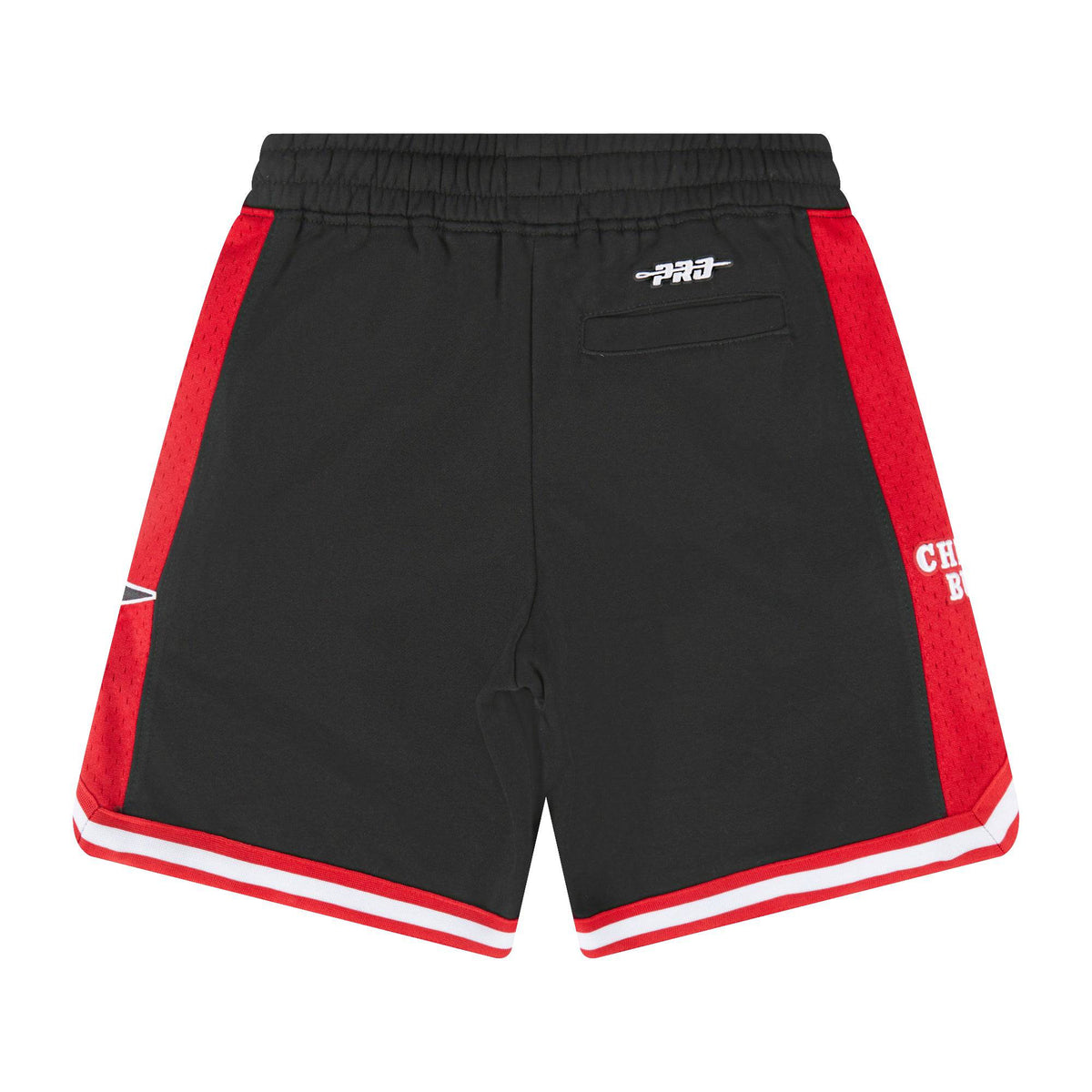 NBA Chicago Bulls Retro Classic Big Boy'S Fleece 2.0 Short (Black/Red) product image 2, provided for visual reference and