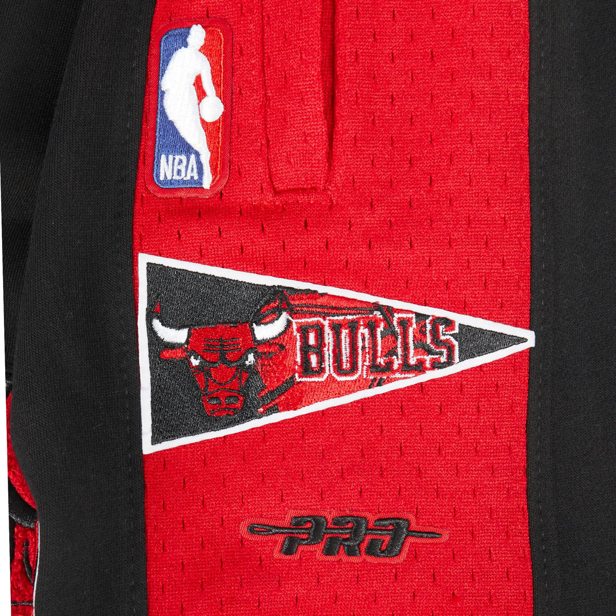 NBA Chicago Bulls Retro Classic Big Boy'S Fleece 2.0 Short (Black/Red) product image 6, provided for visual reference and