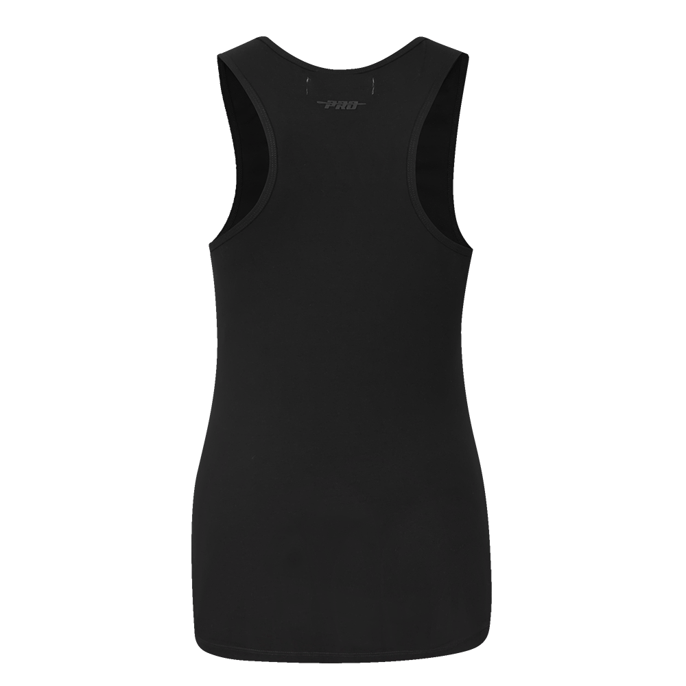 NBA CLEVELAND CAVALIERS CLASSIC Women RELAXED FIT RACERBACK (BLACK) product image 5, provided for visual reference and