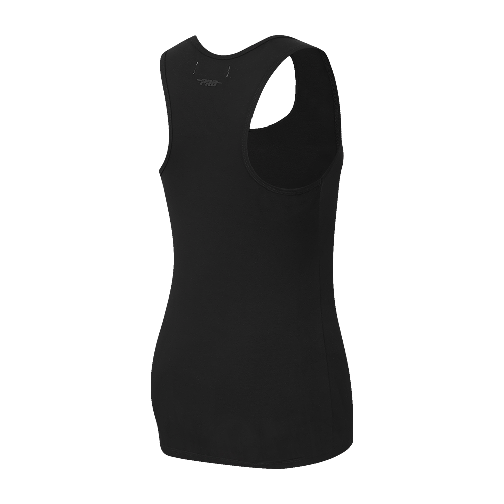 NBA CLEVELAND CAVALIERS CLASSIC Women RELAXED FIT RACERBACK (BLACK) product image 6, provided for visual reference and