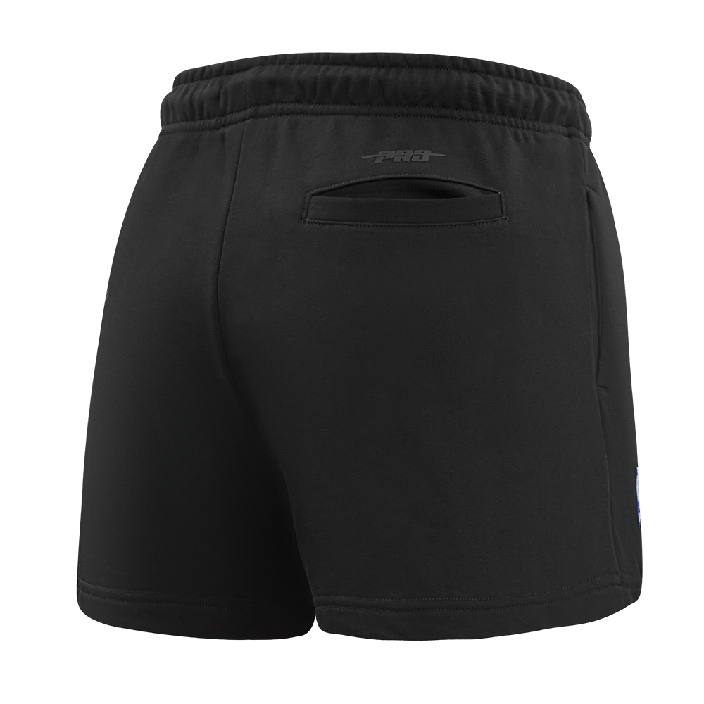 NBA CLEVELAND CAVALIERS CLASSIC Women FLEECE SHORT (BLACK) product image 3, provided for visual reference and product detail