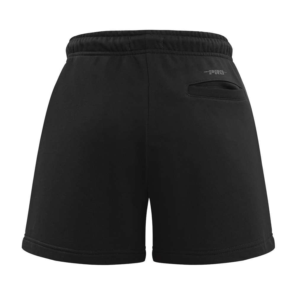 NBA CLEVELAND CAVALIERS CLASSIC Women FLEECE SHORT (BLACK) product image 4, provided for visual reference and product detail