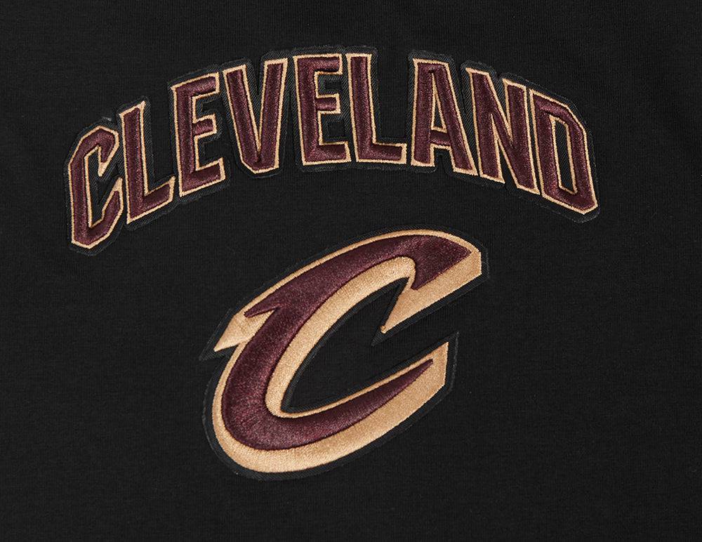 NBA CLEVELAND CAVALIERS CLASSIC Women FLEECE SHORT (BLACK) product image 5, provided for visual reference and product detail