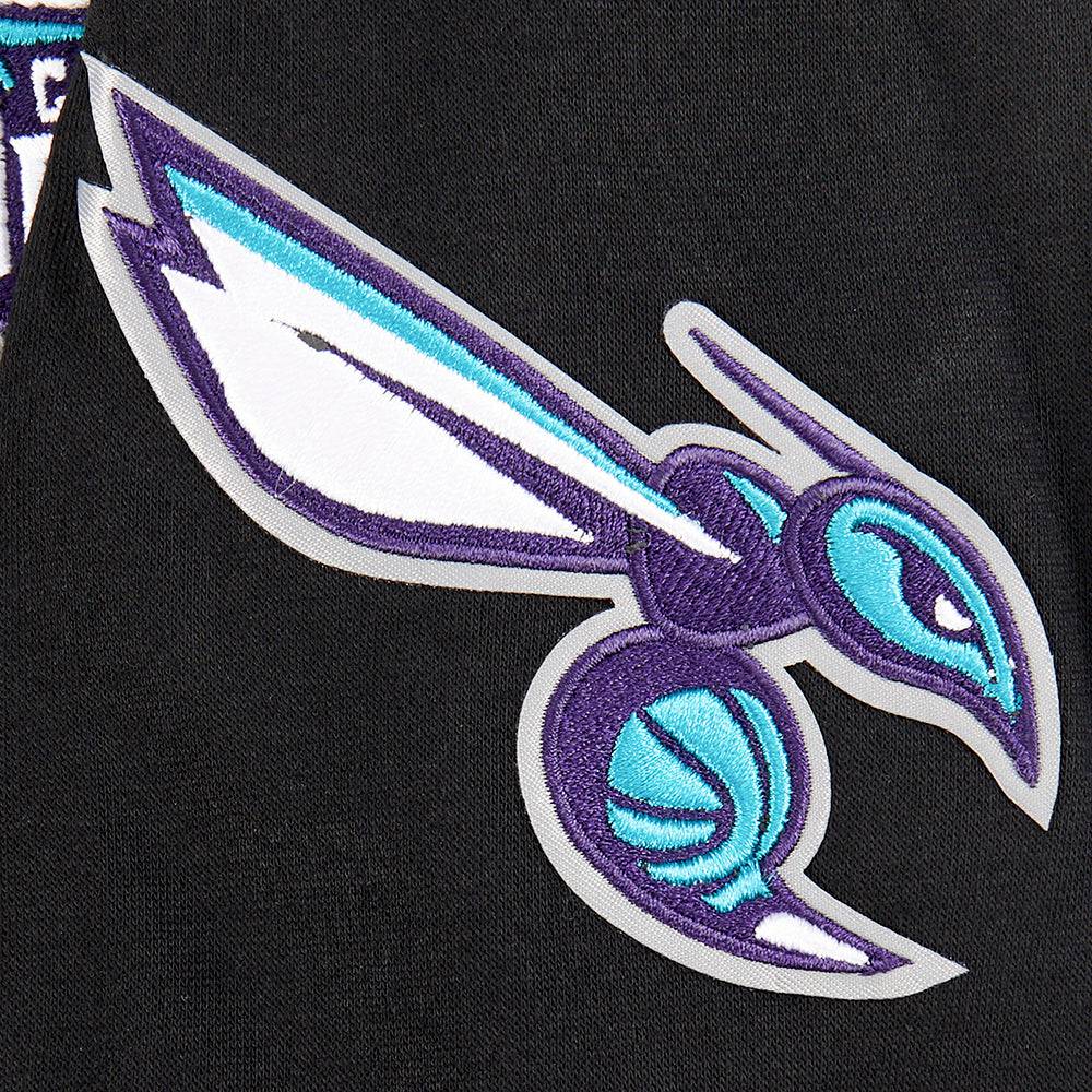 NBA Charlotte Hornets Classic Big Boy'S Fleece Pullover Hoodie (Black) product image 5, provided for visual reference and