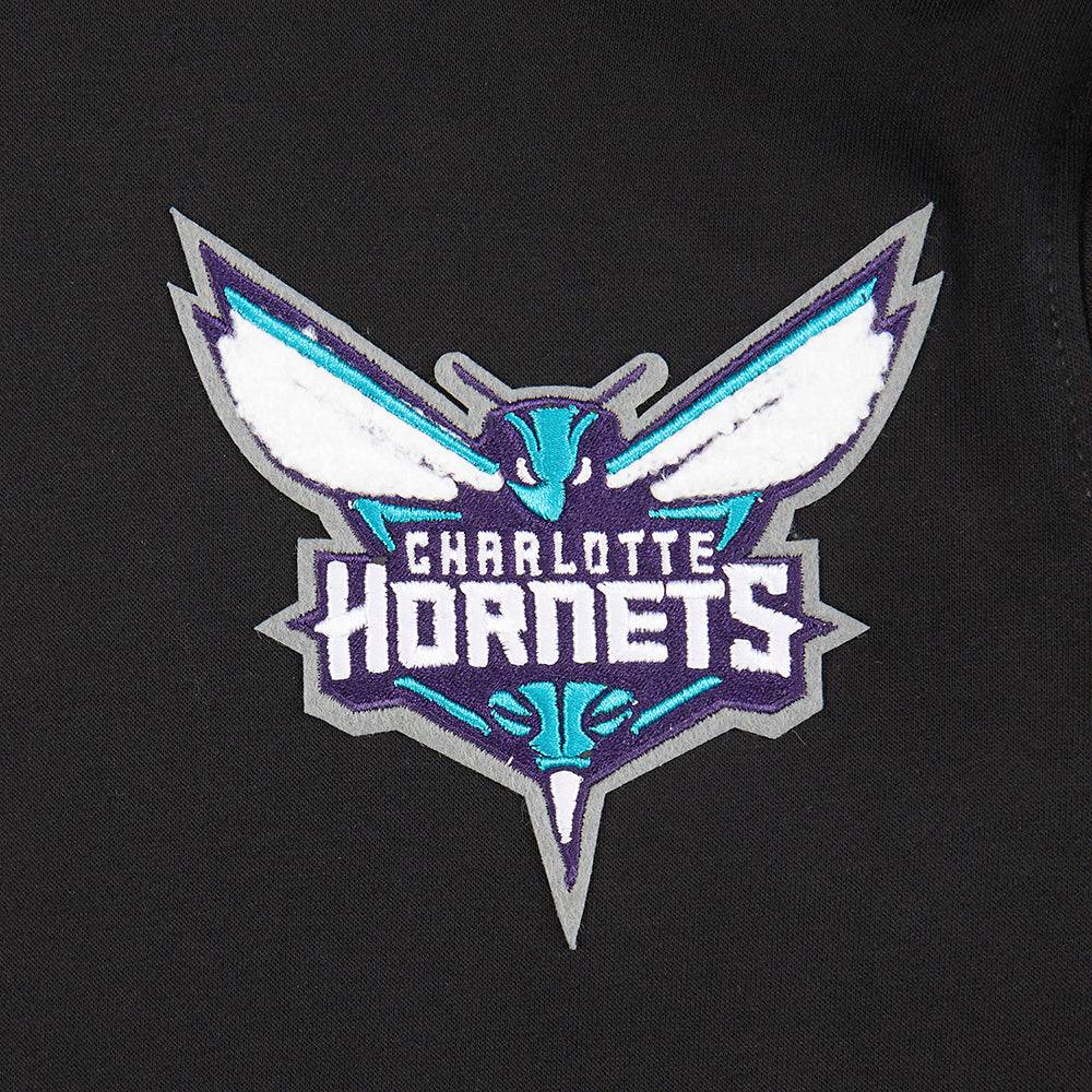 NBA Charlotte Hornets Classic Big Boy'S Fleece Pullover Hoodie (Black) product image 3, provided for visual reference and