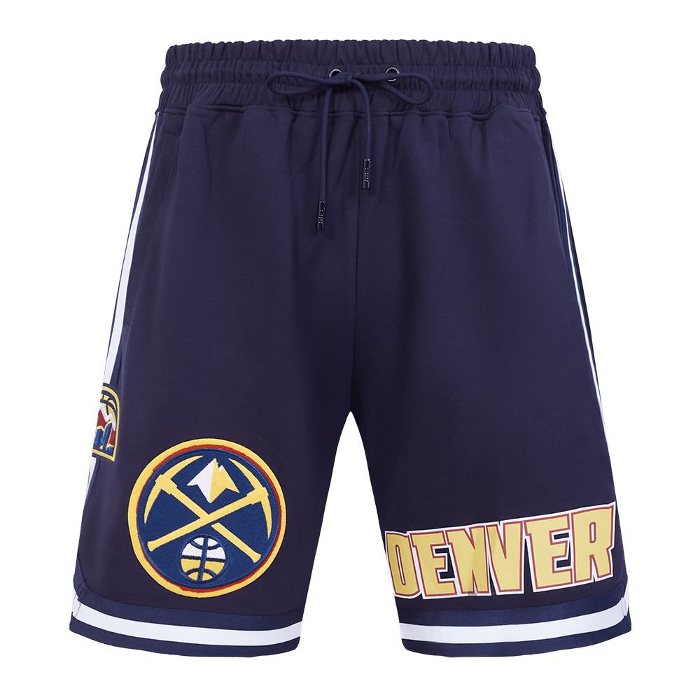 NBA DENVER NUGGETS CLASSIC CHENILLE Men SHORT (MIDNIGHT NAVY) product image 9, provided for visual reference and product