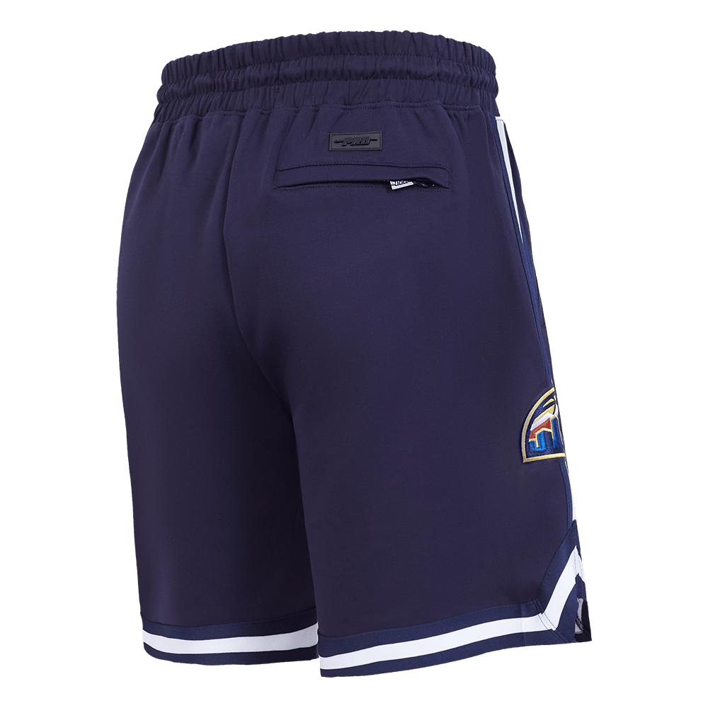 NBA DENVER NUGGETS CLASSIC CHENILLE Men SHORT (MIDNIGHT NAVY) product image 10, provided for visual reference and product