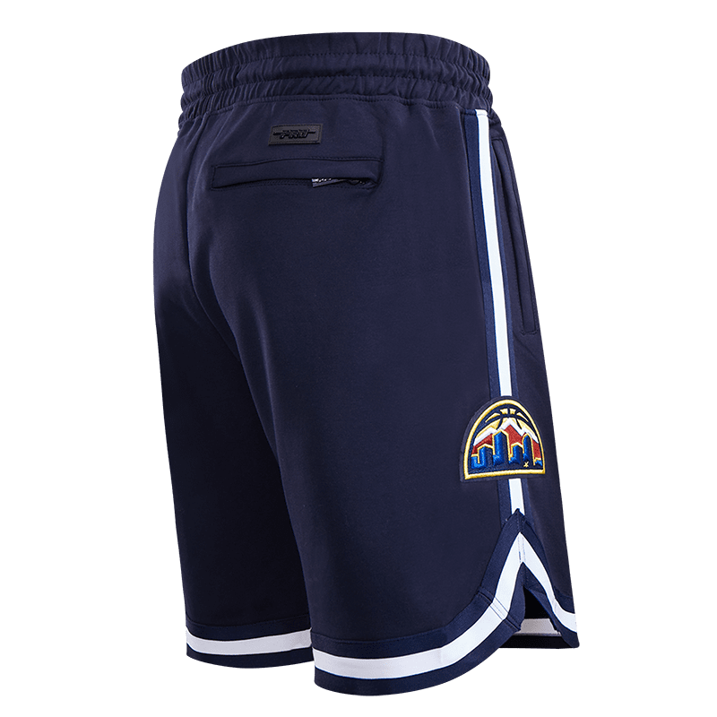 NBA DENVER NUGGETS CLASSIC CHENILLE Men SHORT (MIDNIGHT NAVY) product image 7, provided for visual reference and product