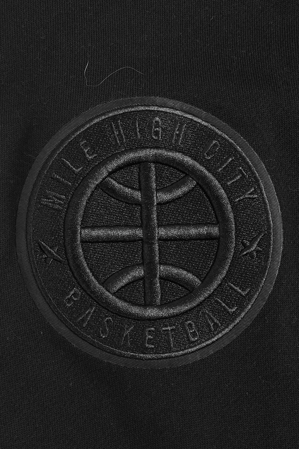 NBA DENVER NUGGETS NEUTRAL Men DROP SHOULDER PULLOVER HOODIE (BLACK) product image 8, provided for visual reference and