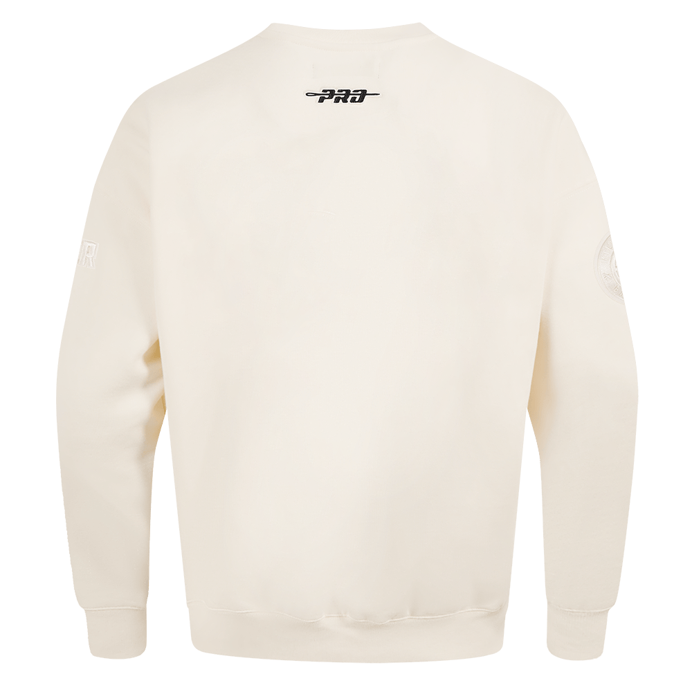 NBA DENVER NUGGETS NEUTRAL Men DROP SHOULDER FLC CREWNECK (EGGSHELL) product image 3, provided for visual reference and
