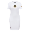 NBA DENVER NUGGETS CLASSIC Women BODYCON DRESS (WHITE) product image 1, provided for visual reference and product detail