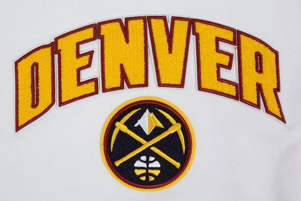 NBA DENVER NUGGETS CLASSIC Women CREWNECK (WHITE) product image 5, provided for visual reference and product detail review