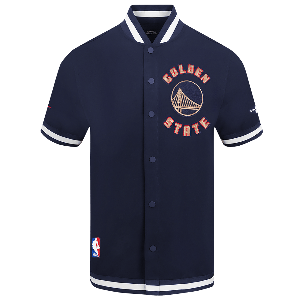 NBA GOLDEN STATE WARRIORS CITY EDITION 24-25 Men DK SS WARM UP JACKET (MIDNIGHT NAVY) product image 1, provided for visual