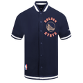 NBA GOLDEN STATE WARRIORS CITY EDITION 24-25 Men DK SS WARM UP JACKET (MIDNIGHT NAVY) product image 1, provided for visual