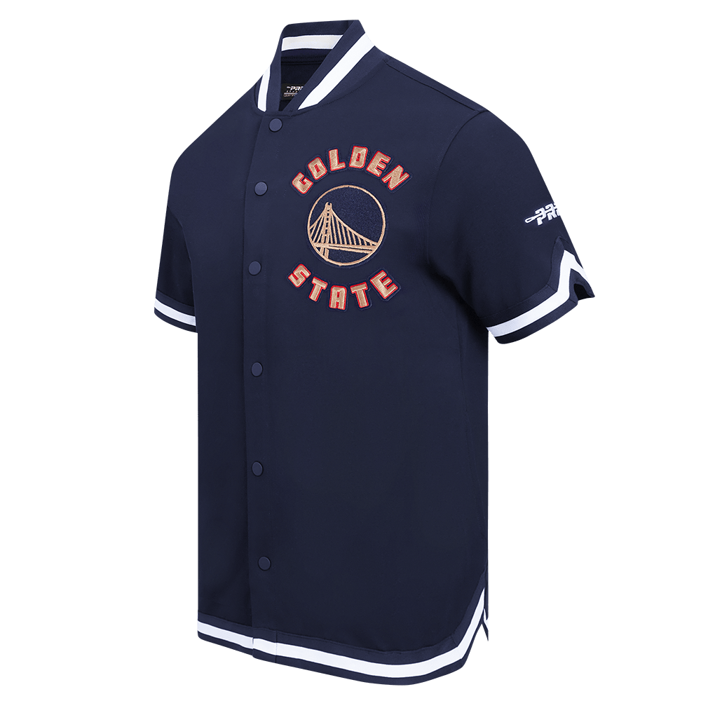NBA GOLDEN STATE WARRIORS CITY EDITION 24-25 Men DK SS WARM UP JACKET (MIDNIGHT NAVY) product image 2, provided for visual