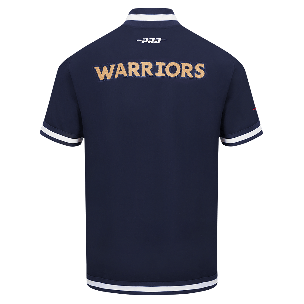 NBA GOLDEN STATE WARRIORS CITY EDITION 24-25 Men DK SS WARM UP JACKET (MIDNIGHT NAVY) product image 3, provided for visual