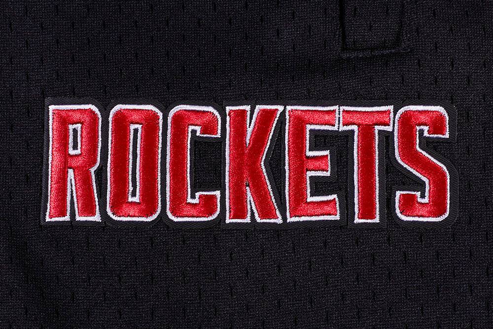 NBA HOUSTON ROCKETS SCRIPT TAIL Men DOUBLE KNIT 2.0 SHORT (RED/BLACK) product image 8, provided for visual reference and