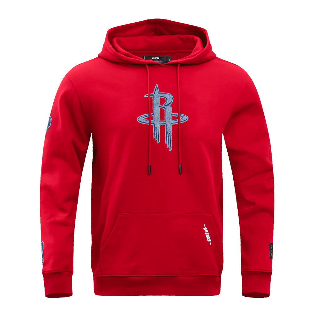 NBA HOUSTON ROCKETS VARSITY BLUES Men PULLOVER HOODIE (RED) product image 1, provided for visual reference and product