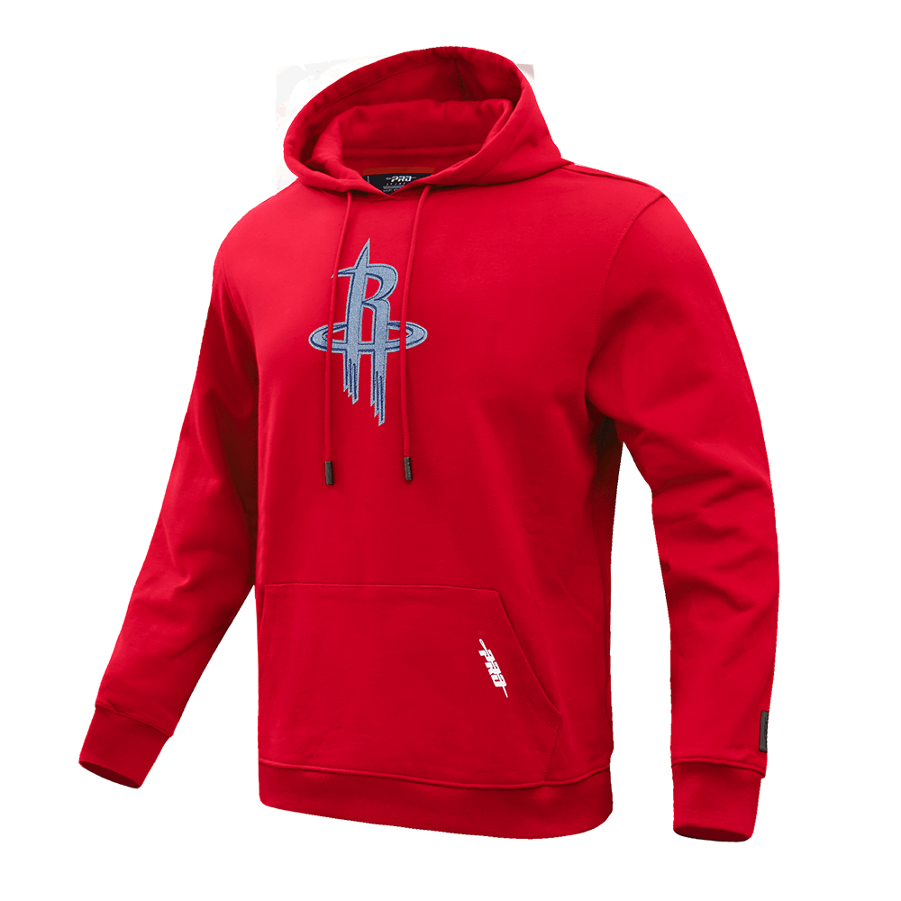 NBA HOUSTON ROCKETS VARSITY BLUES Men PULLOVER HOODIE (RED) product image 2, provided for visual reference and product