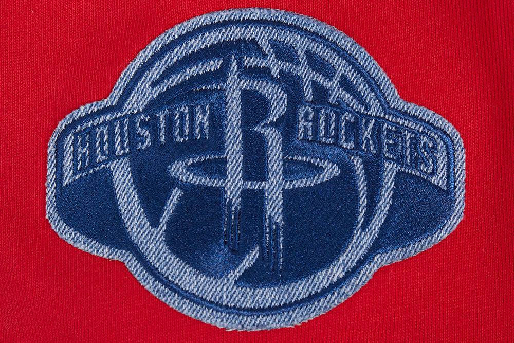 NBA HOUSTON ROCKETS VARSITY BLUES Men PULLOVER HOODIE (RED) product image 6, provided for visual reference and product