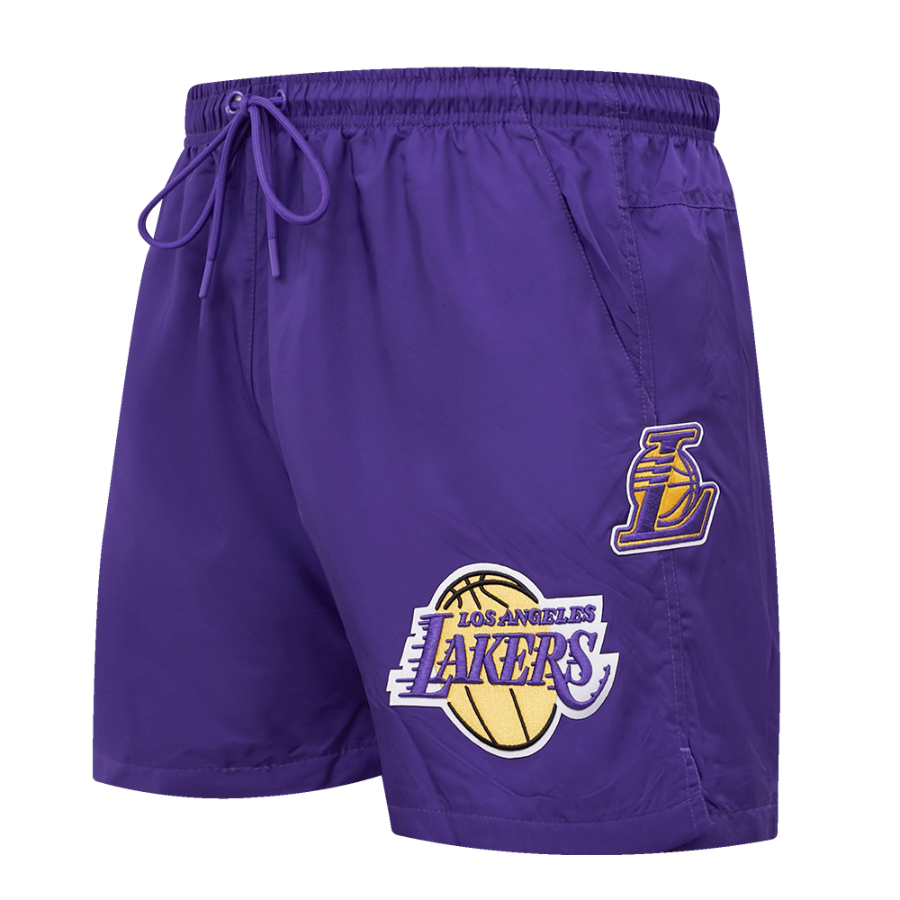 NBA LOS ANGELES LAKERS CLASSIC Men WOVEN SHORT (PURPLE) product image 6, provided for visual reference and product detail