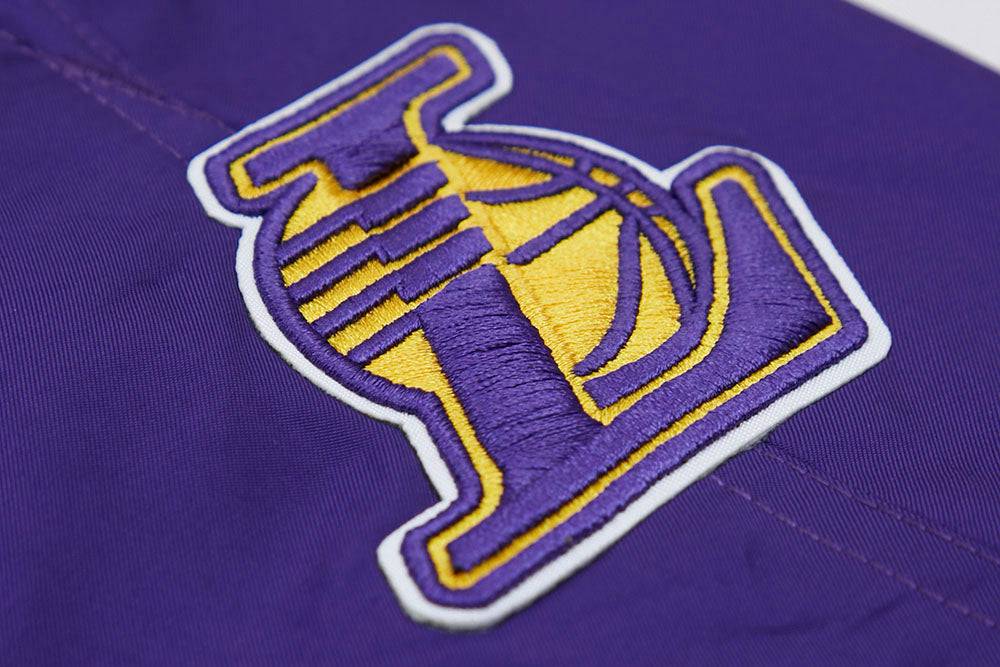 NBA LOS ANGELES LAKERS CLASSIC Men WOVEN SHORT (PURPLE) product image 11, provided for visual reference and product detail