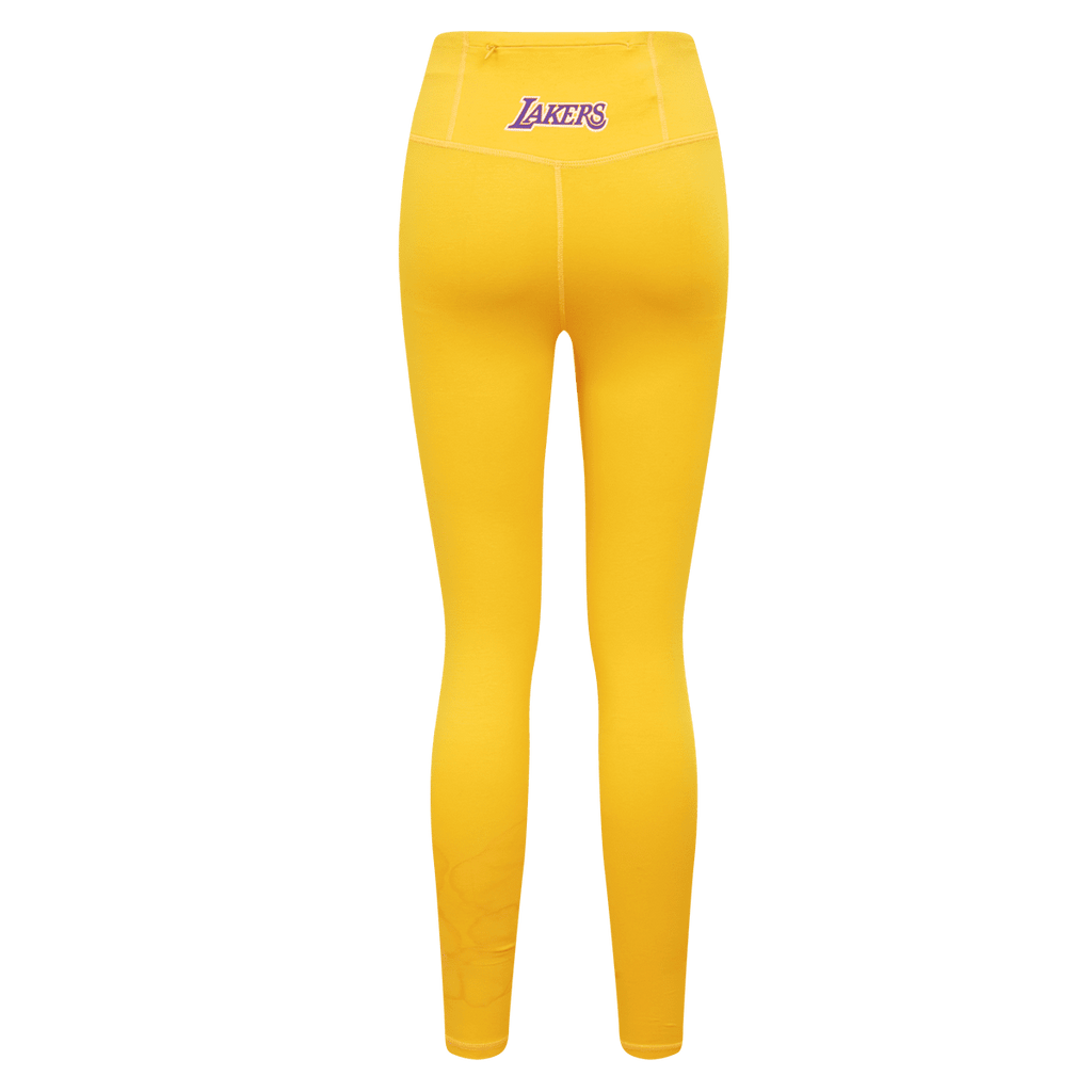 NBA LOS ANGELES LAKERS CLASSIC Women JERSEY LEGGING (YELLOW) product image 4, provided for visual reference and product