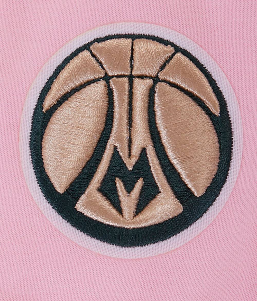 NBA MILWAUKEE BUCKS CLASSIC CHENILLE Men JOGGER (PINK) product image 6, provided for visual reference and product detail