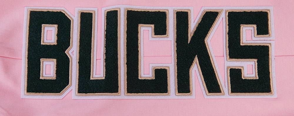 NBA MILWAUKEE BUCKS CLASSIC CHENILLE Men JOGGER (PINK) product image 7, provided for visual reference and product detail