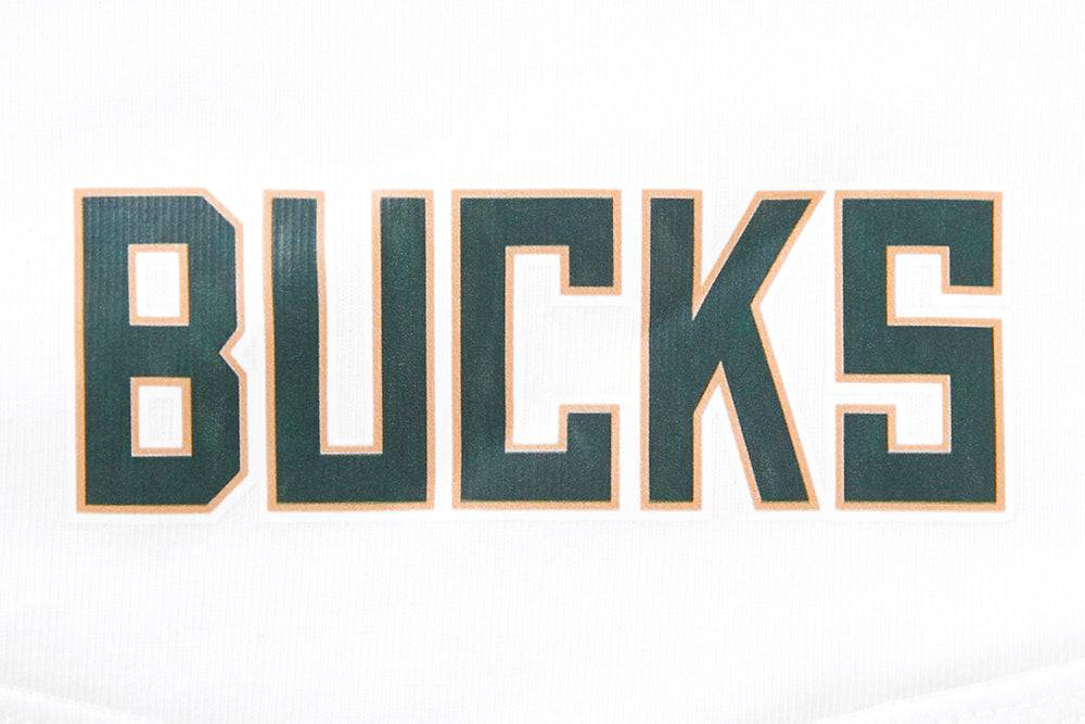 NBA MILWAUKEE BUCKS CLASSIC Women JERSEY LEGGING (WHITE) product image 5, provided for visual reference and product detail