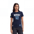 NBA MEMPHIS GRIZZLIES JA MORANT #12 CLASSIC PNN Women SJ SLIM FIT T-Shirt (MIDNIGHT NAVY) product image 1, provided for