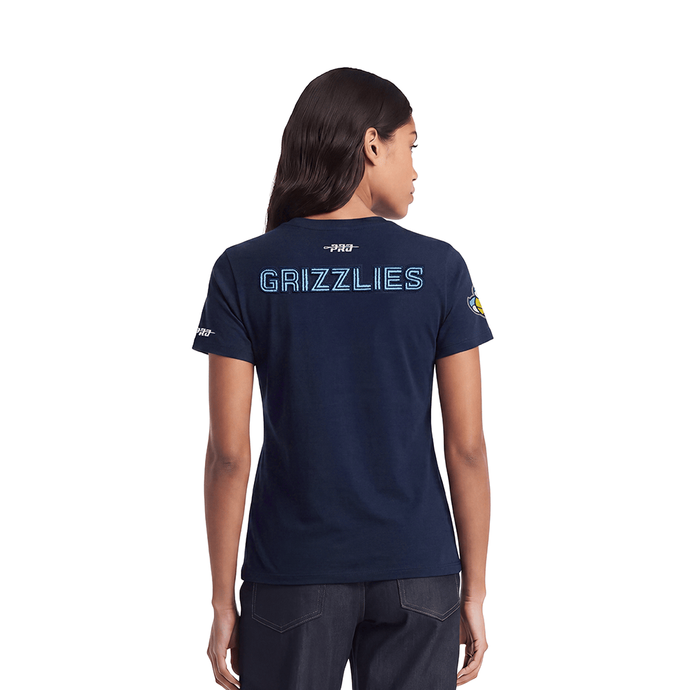 NBA MEMPHIS GRIZZLIES JA MORANT #12 CLASSIC PNN Women SJ SLIM FIT T-Shirt (MIDNIGHT NAVY) product image 2, provided for