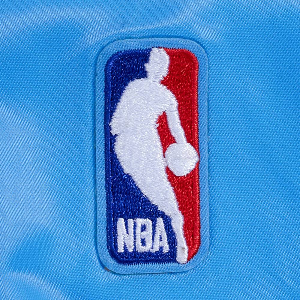 NBA MEMPHIS GRIZZLIES RETRO CLASSIC Women RIB SATIN JACKET (UNIVERSITY BLUE) product image 7, provided for visual reference
