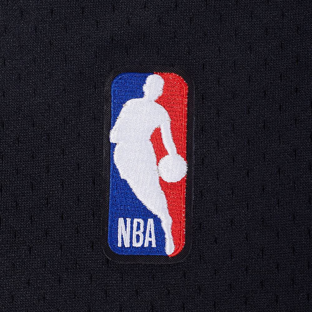 NBA MIAMI HEAT TYLER HERRO #14 CLASSIC MESH PNN Men MESH BUTTON DOWN SHIRT (BLACK) product image 8, provided for visual