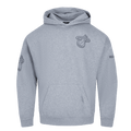 NBA MIAMI HEAT NEUTRAL Men DROP SHOULDER PULLOVER HOODIE (DARK HEATHER GRAY) product image 1, provided for visual reference