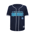NBA Minnesota Timberwolves Classic Big Boy'S Mesh Button Down Shirt (Midnight Navy) product image 1, provided for visual