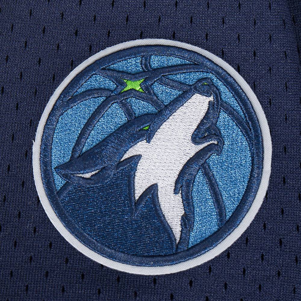 NBA Minnesota Timberwolves Classic Big Boy'S Mesh Button Down Shirt (Midnight Navy) product image 5, provided for visual